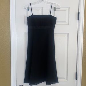 Ann Taylor Black Dress Completely Lined Stunning - 0